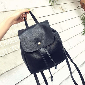 Mochila leather backpack