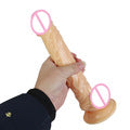 Skin feeling Realistic Penis Super Huge Big Dildo With Suction Cup Sex Toys for Woman, with 2 siezes.